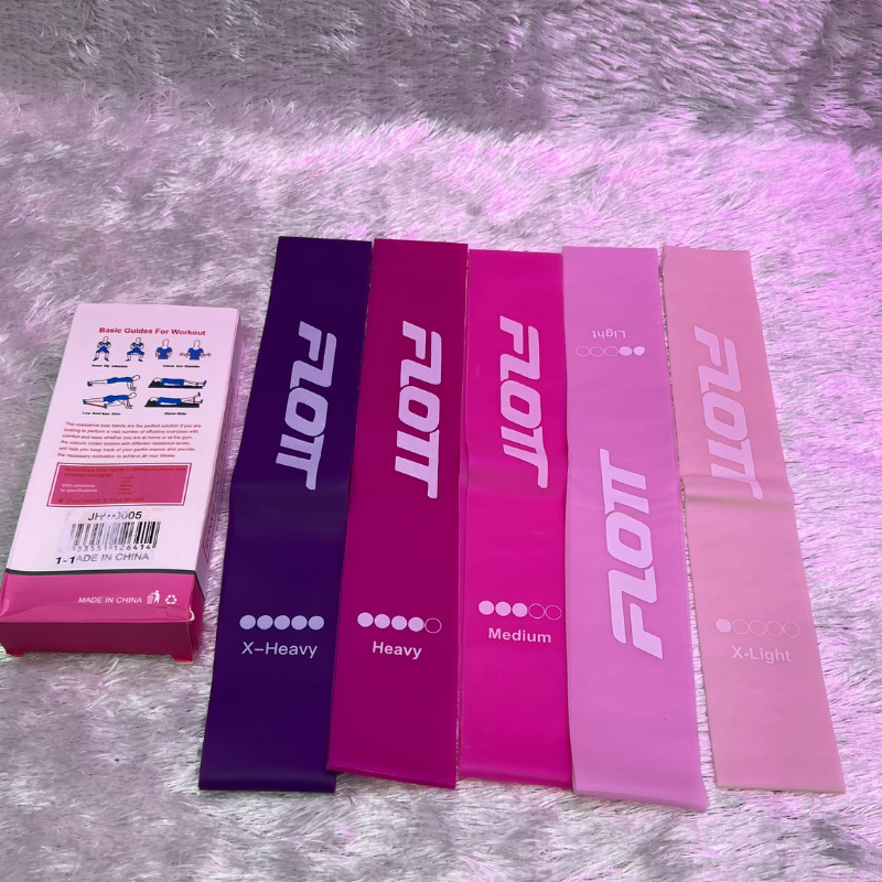 Bande 5 elastique rose